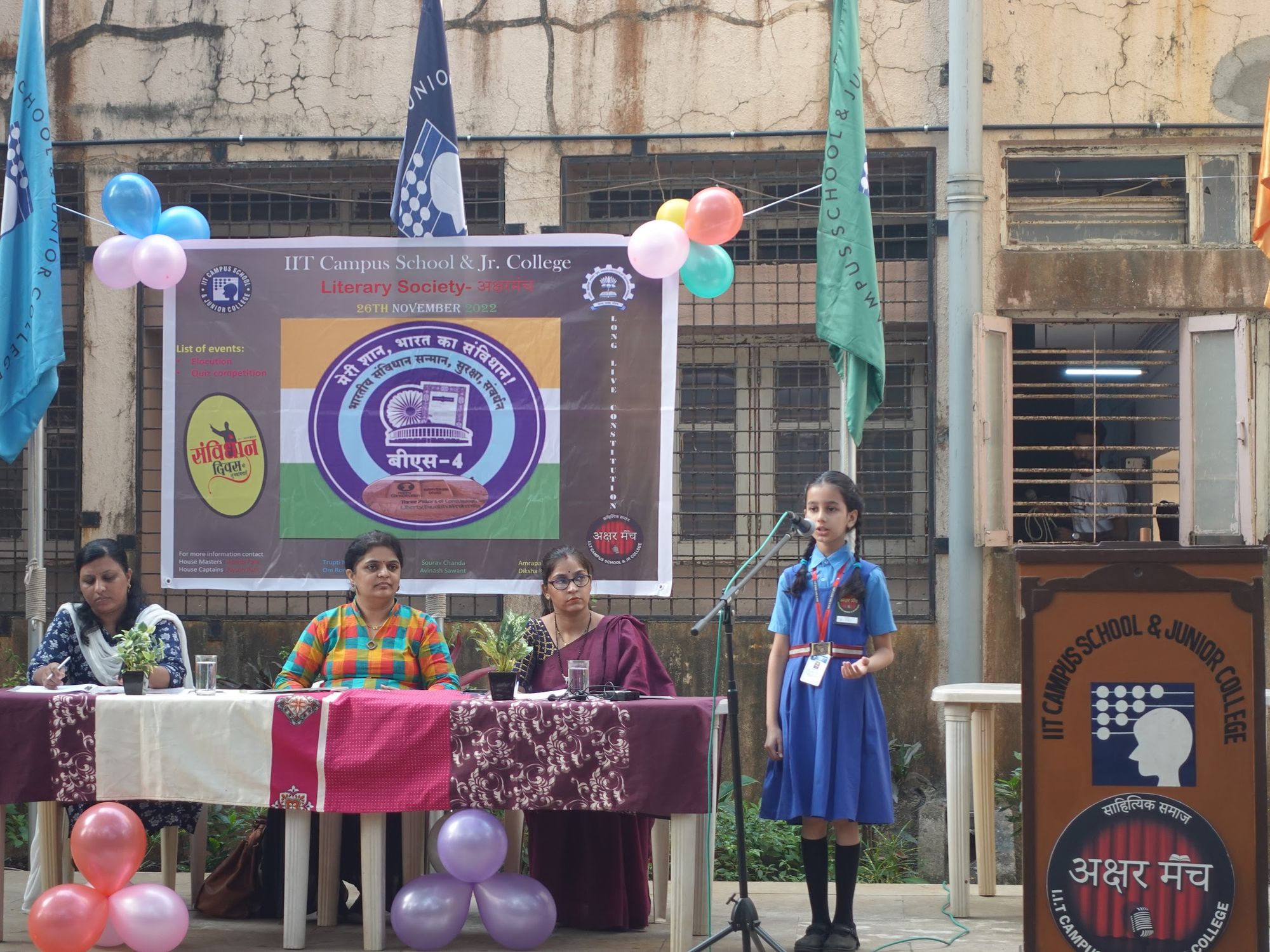 IIT Bombay Campus School celebrates the 73rd National Indian constitution day