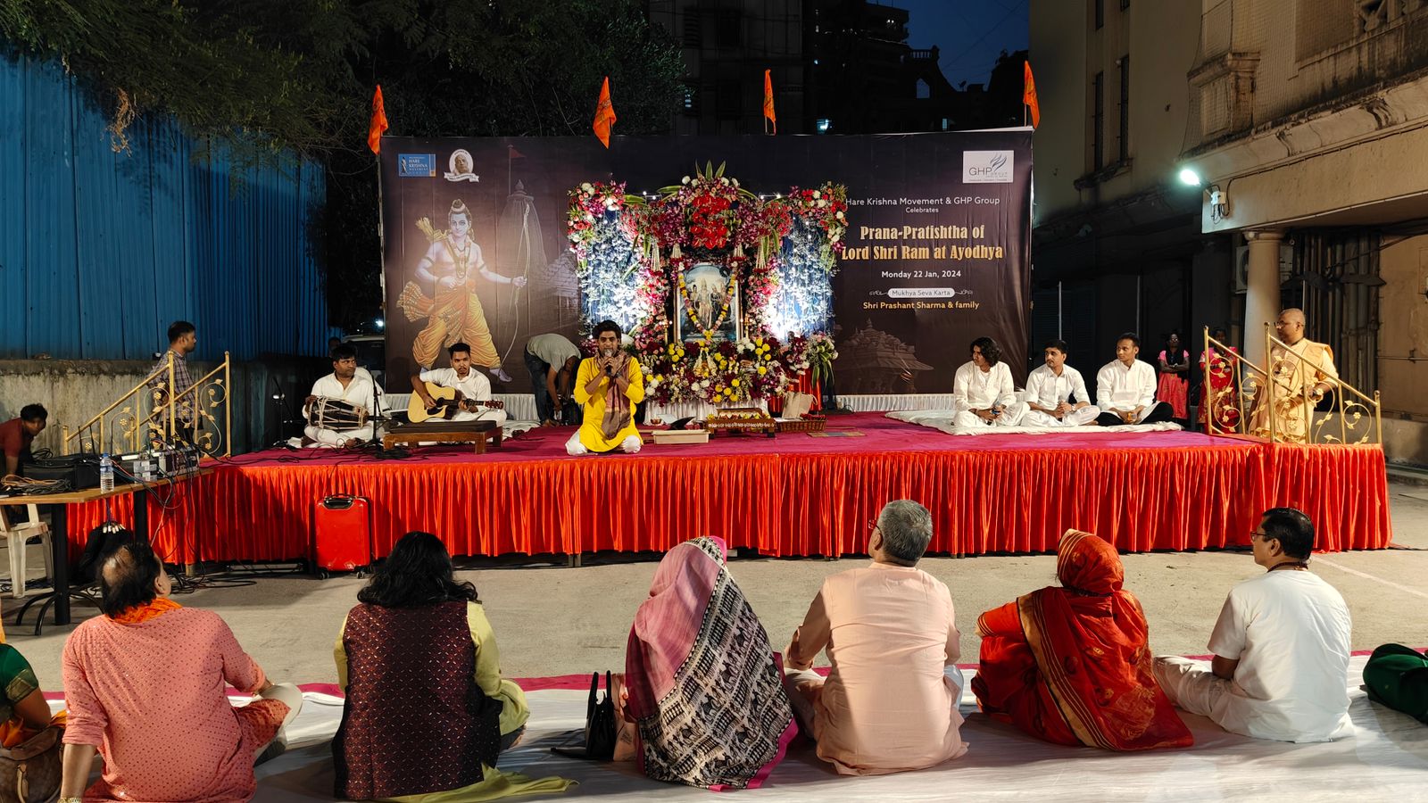 Celebration Marks Inauguration of Lord Shri Ram's Prana-Pratishtha in Powai